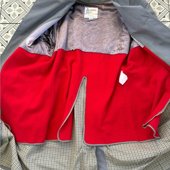 2 /$35 Fog Charcoal Trench Coat - Picture 4 of 5